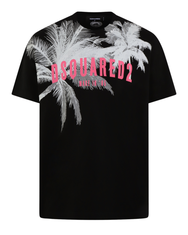 Heren Palms Slouch T-shirt Black